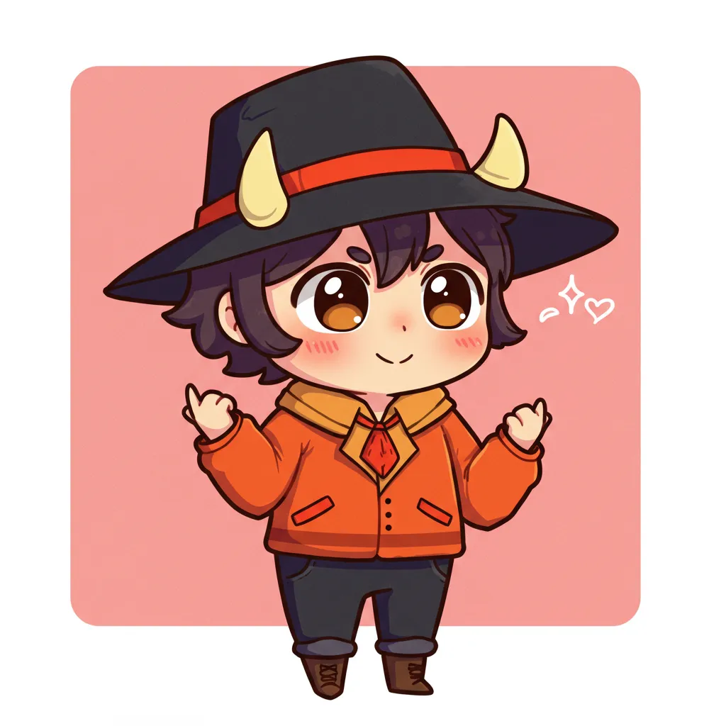 AI生成のちびキャラ男の子